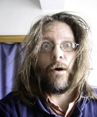 Jerry Seeger self-portrait Huh? Wha?