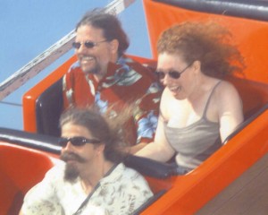 JerSamPLBeach_SMALL fuego, my sweetie and me on the Giant Dipper