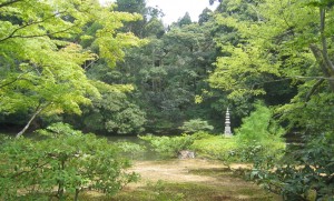 temple shrine A small shrine in a Zen garden, Kyoto