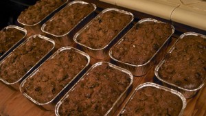 And pretty cakes all in a row...