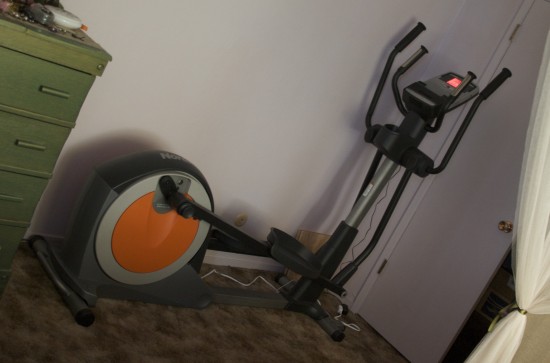 Our Elliptical Trainer, Fully Deployed Our Elliptical Trainer, Fully Deployed