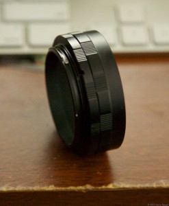 Medium-length section of macro extender tube set
