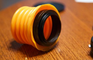 The macro tube and the bellows mated.
