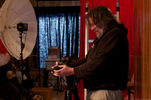 Taking a tilt-lens shot